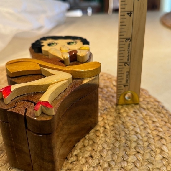 Betty Boop Wooden Puzzle Jewelry Box 1990s - Picture 6 of 10
